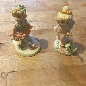 Sweet dreams two figurines ballerina and kiss a frog wish